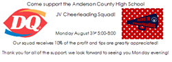 Fundraiser for JV Cheerleading Team