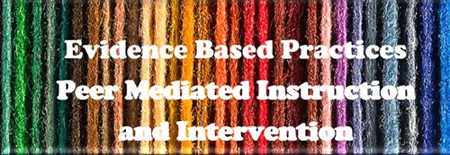 Evidence Based Practices: Peer Mediated Instruction and Intervention