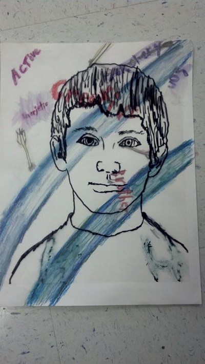 Self Portrait, 6th Grade Cody Tincher