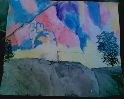 Keyaira Doss, 8th Grade, Watercolor 