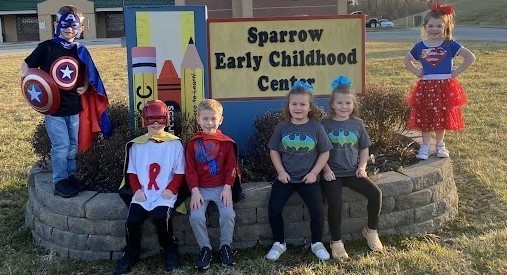 Superhero Day at Ezra Sparrow Early Childhood Center