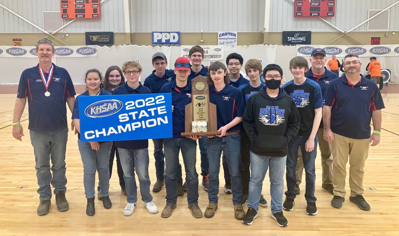 Boys Archery State Champion Photo