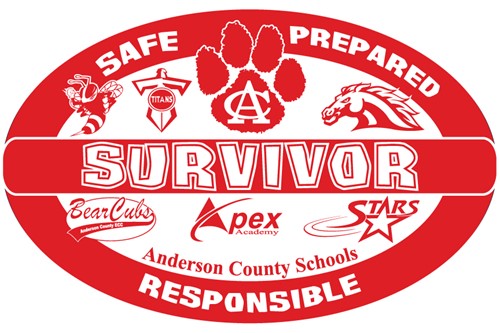 Anderson County Schools Survivor retreat logo